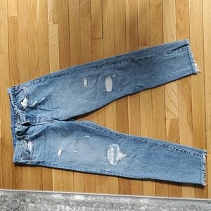 Levi's High Waist Ankle Straight Leg